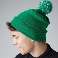 BC450 Snowstar Pom Pom Beanie